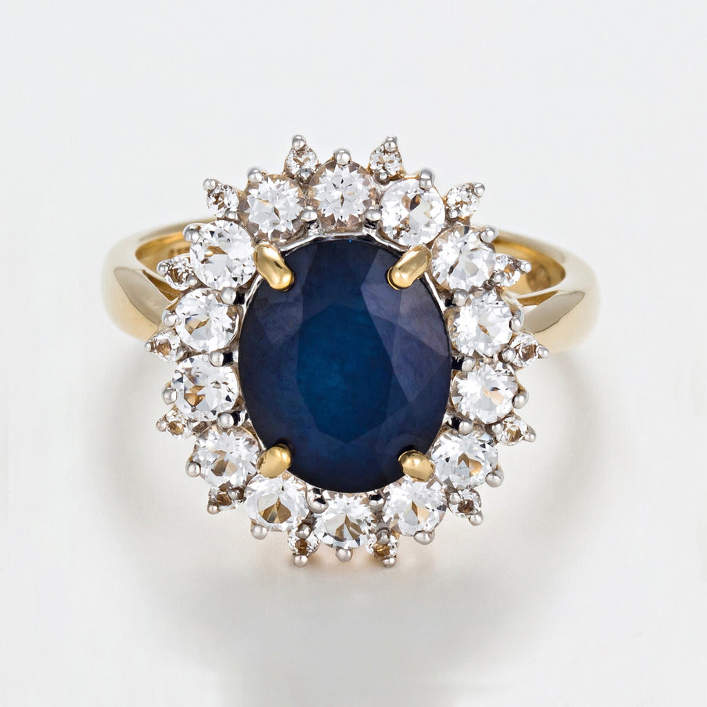Bague "Soleil Bleu"