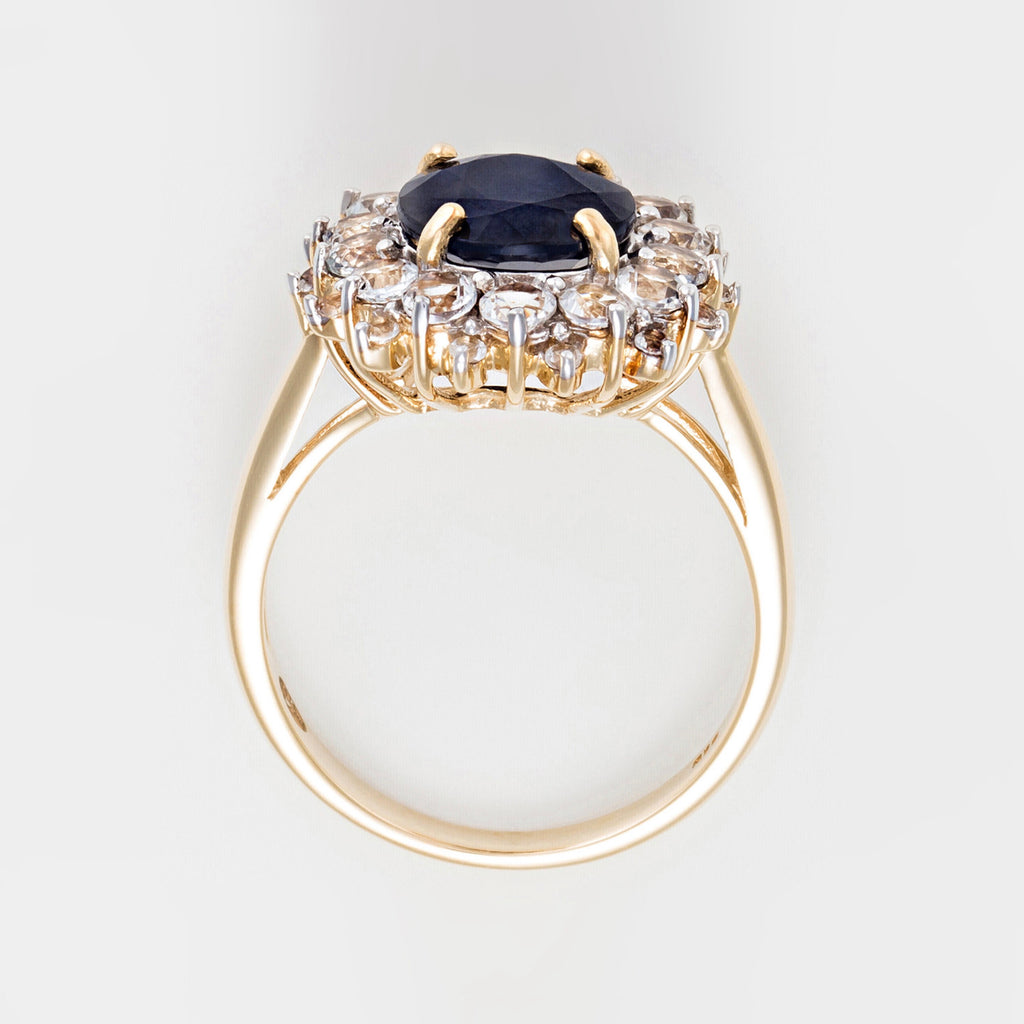 Bague "Soleil Bleu"