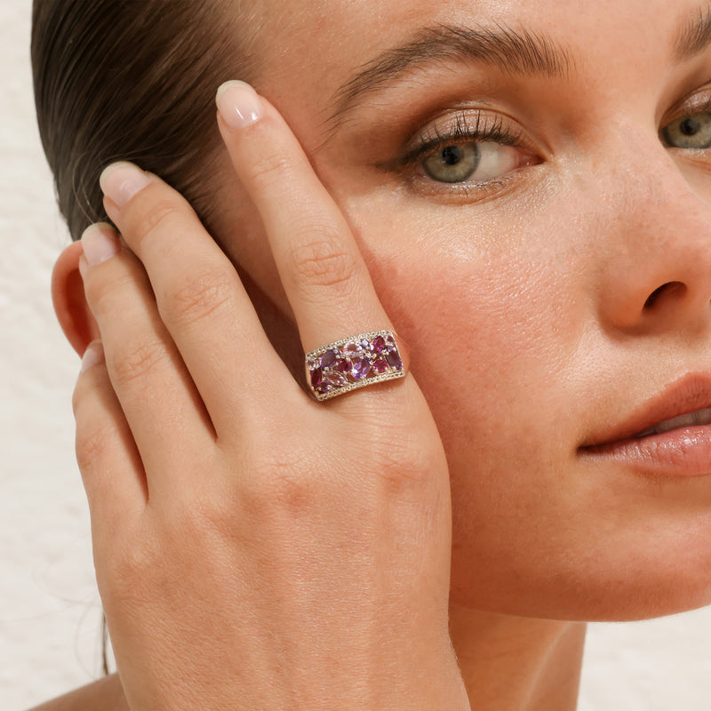 Bague "Giselle" Mx2,12/47 - Or Blanc