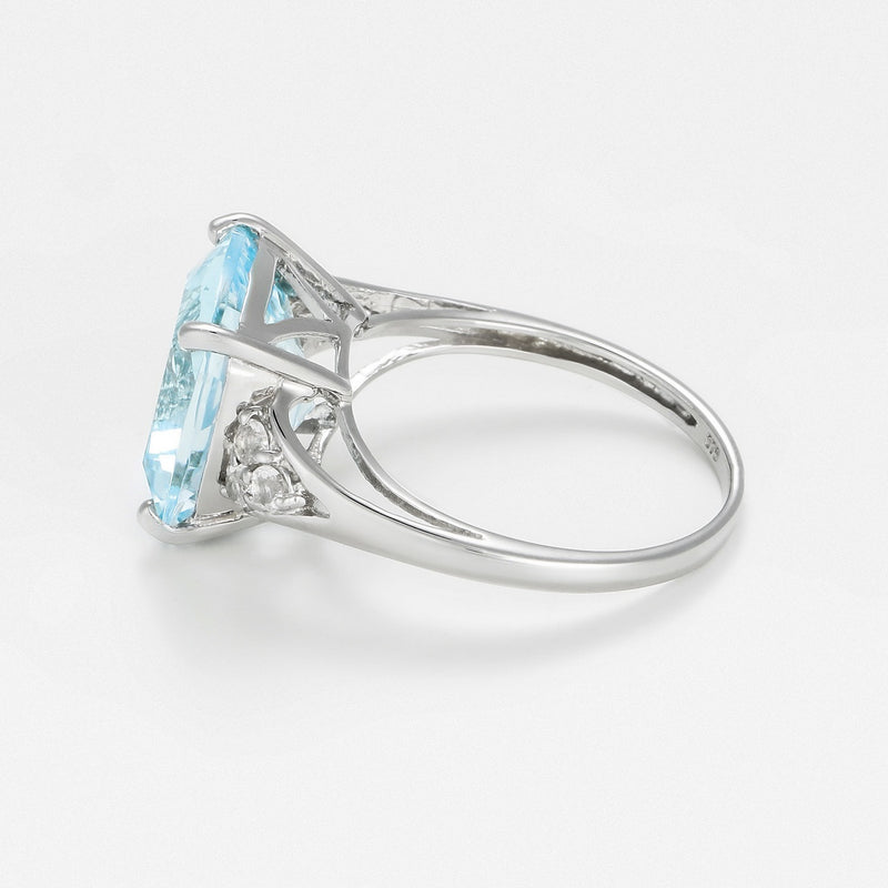 Blanc Anillo Luz Azul Tw0,24/6 Bt7,5/1 - Oro 375/1000