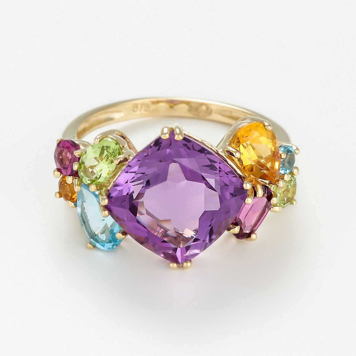 Bague "Color Mixte"  Mx5,7/9 - Or Jaune