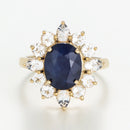 "Asty" Ring - S3.50/1 Wt1.84/12 - Yellow Gold