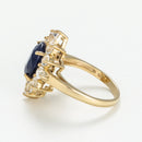"Asty" Ring - S3.50/1 Wt1.84/12 - Yellow Gold