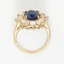 "Asty" Ring - S3.50/1 Wt1.84/12 - Yellow Gold