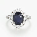 Bague "Palaia" S3,50/1 Wt1,448/20 - Or Blanc 375/1000