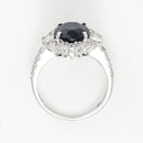 Bague "Palaia" S3,50/1 Wt1,448/20 - Or Blanc 375/1000