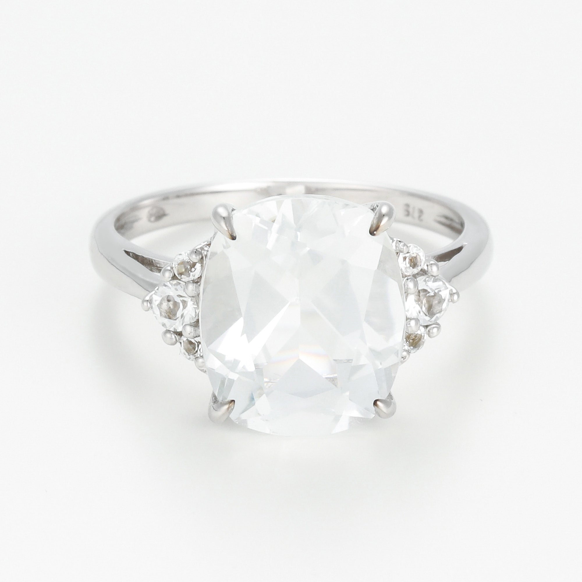 Bague "Elif" Wt5,94/7 - Or Blanc 375/1000