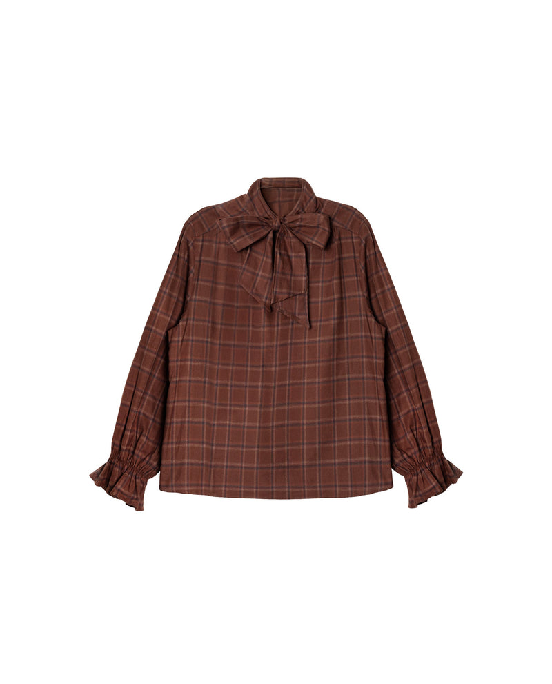 Blouse City Crush - Marron