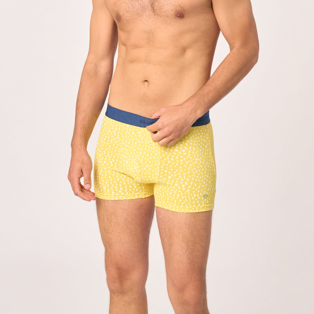 Boxer En Coton Bio - Yellow Savage