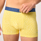 Boxer En Coton Bio - Yellow Savage