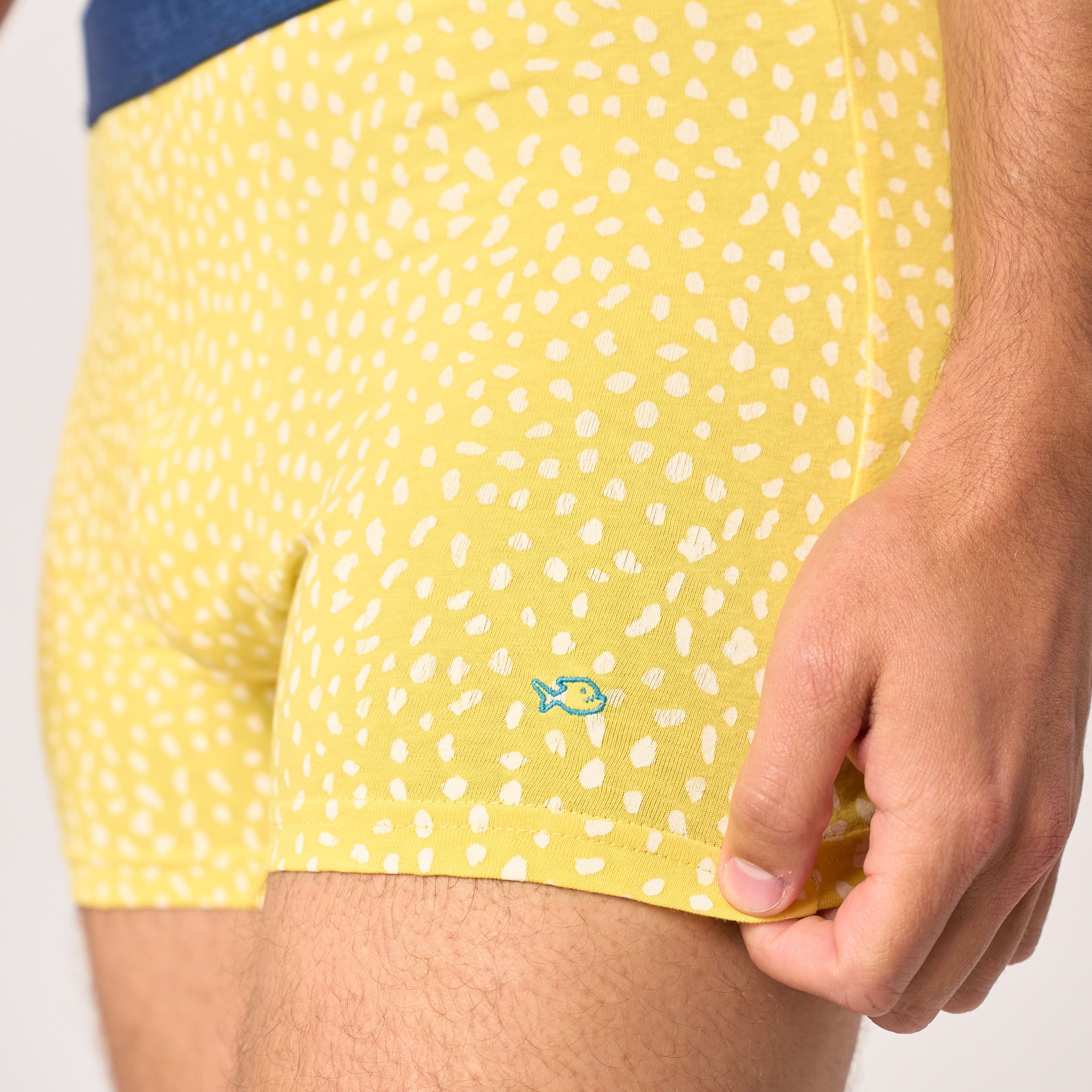 Boxer En Coton Bio - Yellow Savage