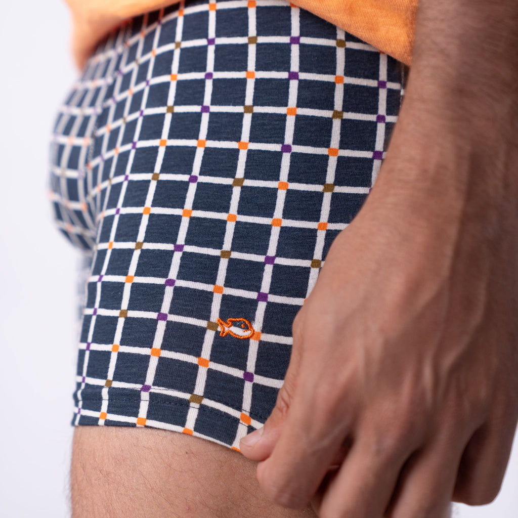 Organic Cotton Boxer Shorts - Retro