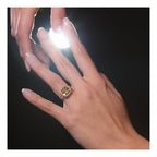 Bague "Divine Citrine 10" Diamant 0,10Ct/32 + Citrine 3,75/1