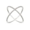 "The Magnificent" Ring with 0.25ct/49 Diamonds - 375/1000 White Gold