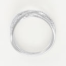 “Luminous Interlacing” Ring – White Gold