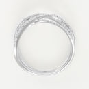 Blanc Anillo "Entrelacs Lumineux" - Oro 375/1000