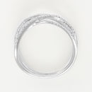 Bague "Entrelacs Lumineux" - Or Blanc 375/1000