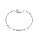 Bague "Pudeur" Diamants 0,01Ct/1 - Or Blanc