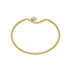 Bague "Pudeur" Diamants 0,01Ct/1 - Or Jaune
