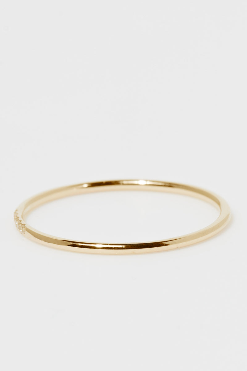 Bague "Alliance Humilité" Diamants 0,02Ct/5
