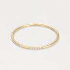 Ring "Alliance Humilité" Diamonds 0.02Ct/5 - Yellow Gold