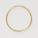 Anillo “Alianza Humildad” Diamantes 0.02Ct/5 – Oro amarillo 375/1000