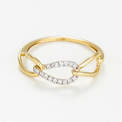 Bague "Triple Boucles" - D0,12/17 - Or Jaune