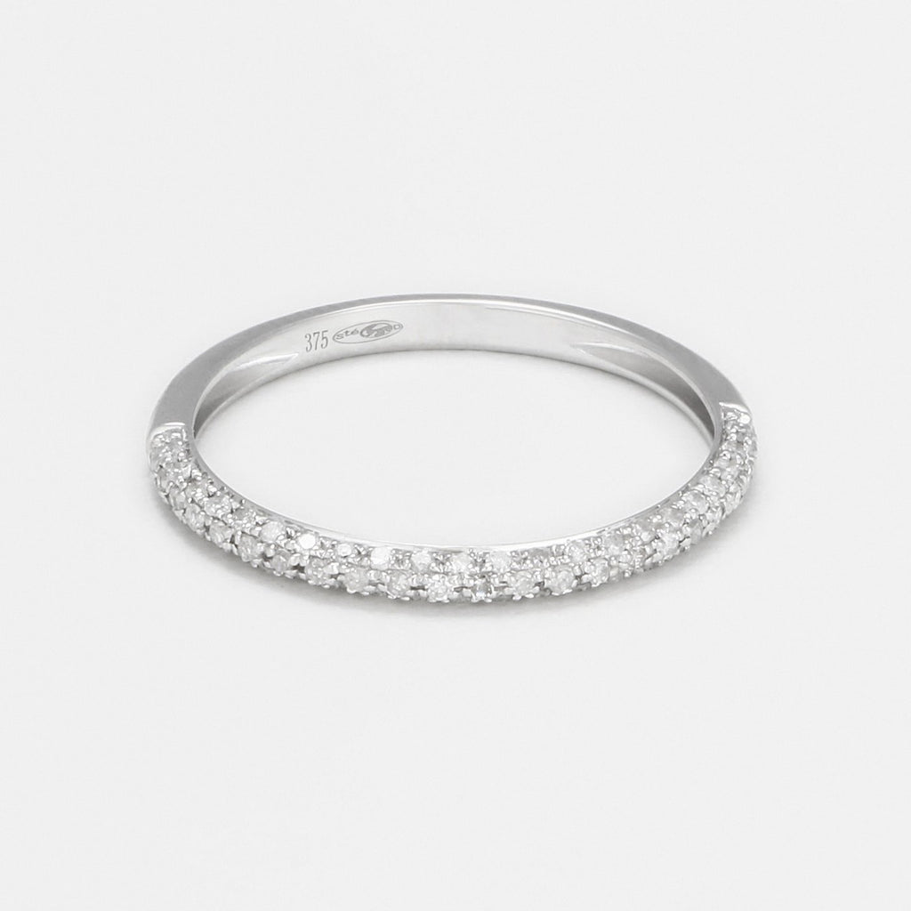 Bague "Mon Alliance" D0,23/67 - Or Blanc 375/1000