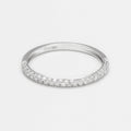 Bague "Mon Alliance" D0,23/67 - Or Blanc 375/1000