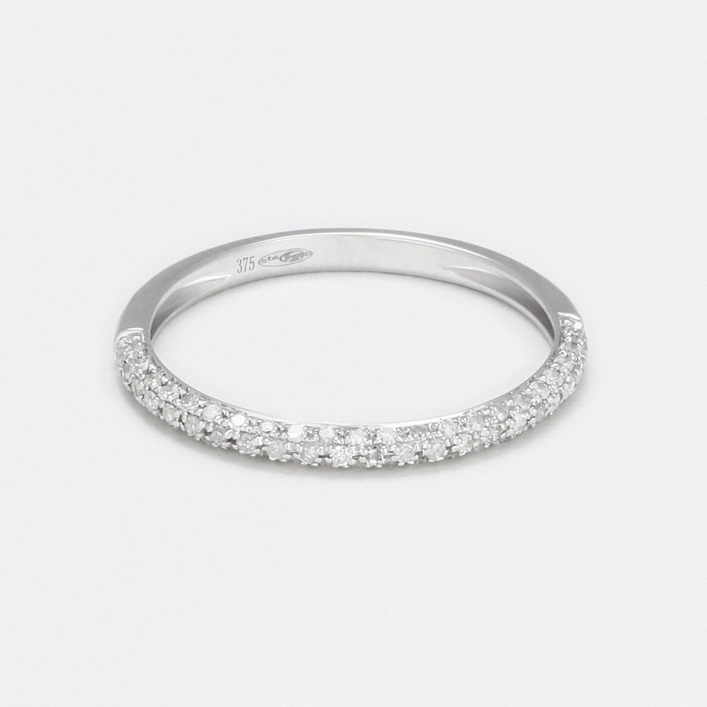Bague "Mon Alliance" D0,23/67 - Or Blanc 375/1000