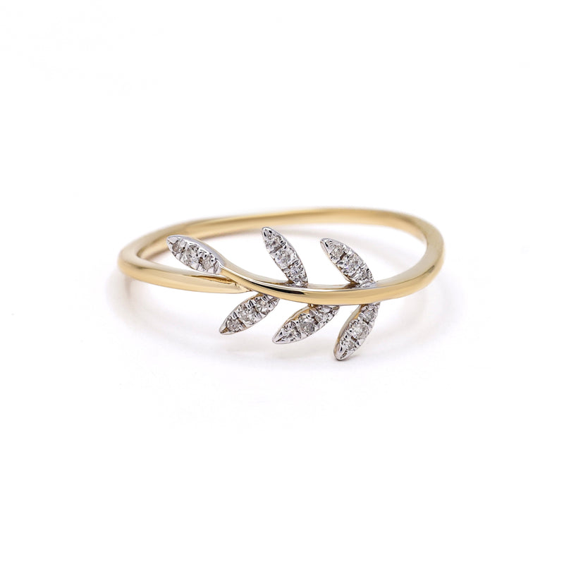 Ring D0.04/12 - 375/1000 Yellow Gold