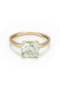 Bague "Prasiolite Unique"  Améthyste Verte