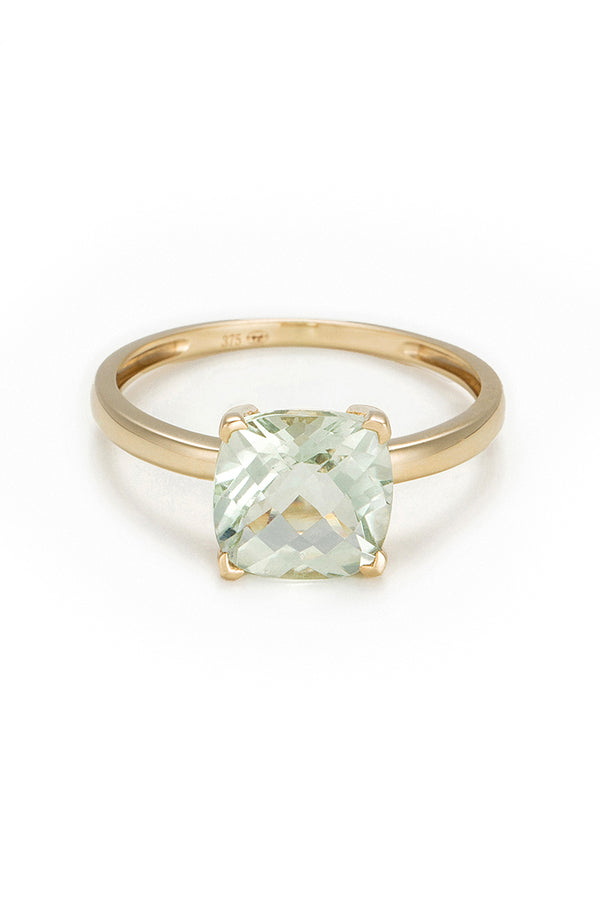 Ring "Prasiolite Unique" Groene amethist