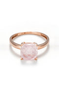 Bague "Quartz Unique"  Quartz Rose 2,10Ct/1
