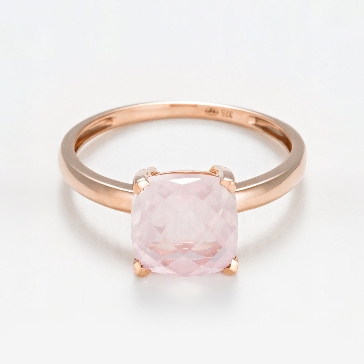 Bague "Quartz Unique"  Quartz Rose 2,10Ct/1