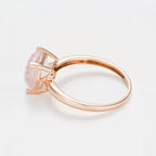 Bague "Quartz Unique" Quartz Rose 2,10Ct/1 - Or Rose