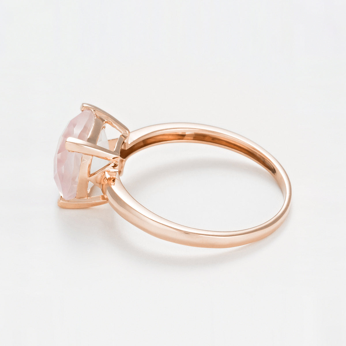 Bague "Quartz Unique"  Quartz Rose 2,10Ct/1
