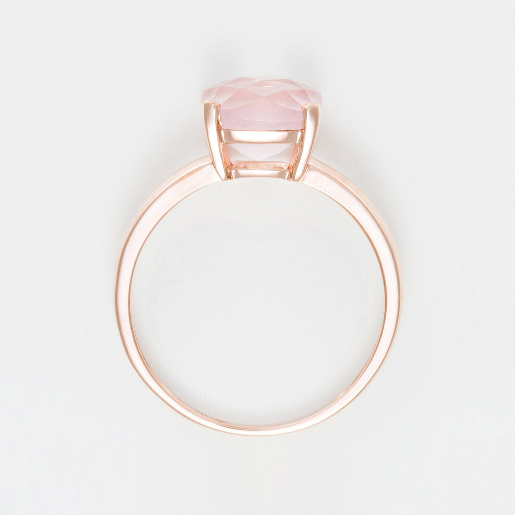 Bague "Quartz Unique"  Quartz Rose 2,10Ct/1