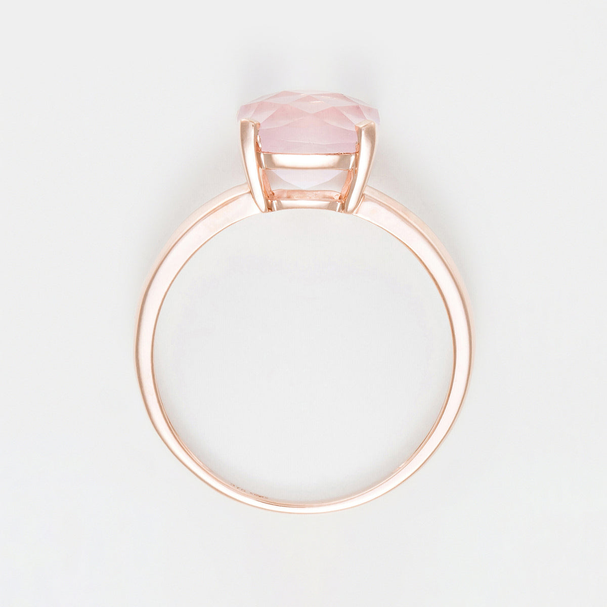 Bague "Quartz Unique"  Quartz Rose 2,10Ct/1