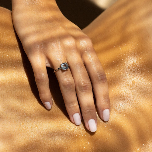 Bague "Topaze Unique" Topaze 2,67Ct/1 - Or Blanc