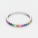 Blanc Anillo "Colorful Love" E0,04/2 R0,08/3 S0,13/5 Os0,06/3 Ps0,08/3 Ys0,07/2 - Oro 375/1000