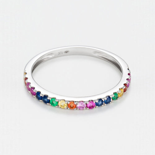 Blanc Anillo "Colorful Love" E0,04/2 R0,08/3 S0,13/5 Os0,06/3 Ps0,08/3 Ys0,07/2 - Oro 375/1000