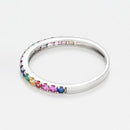 Blanc Anillo "Colorful Love" E0,04/2 R0,08/3 S0,13/5 Os0,06/3 Ps0,08/3 Ys0,07/2 - Oro 375/1000