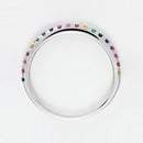 Blanc Anillo "Colorful Love" E0,04/2 R0,08/3 S0,13/5 Os0,06/3 Ps0,08/3 Ys0,07/2 - Oro 375/1000