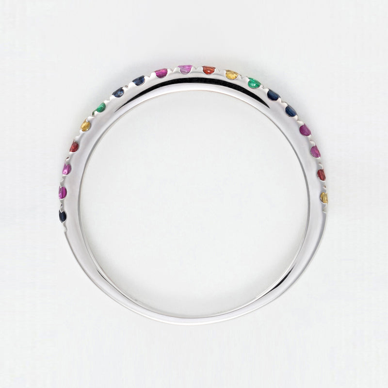 Blanc Anillo "Colorful Love" E0,04/2 R0,08/3 S0,13/5 Os0,06/3 Ps0,08/3 Ys0,07/2 - Oro 375/1000