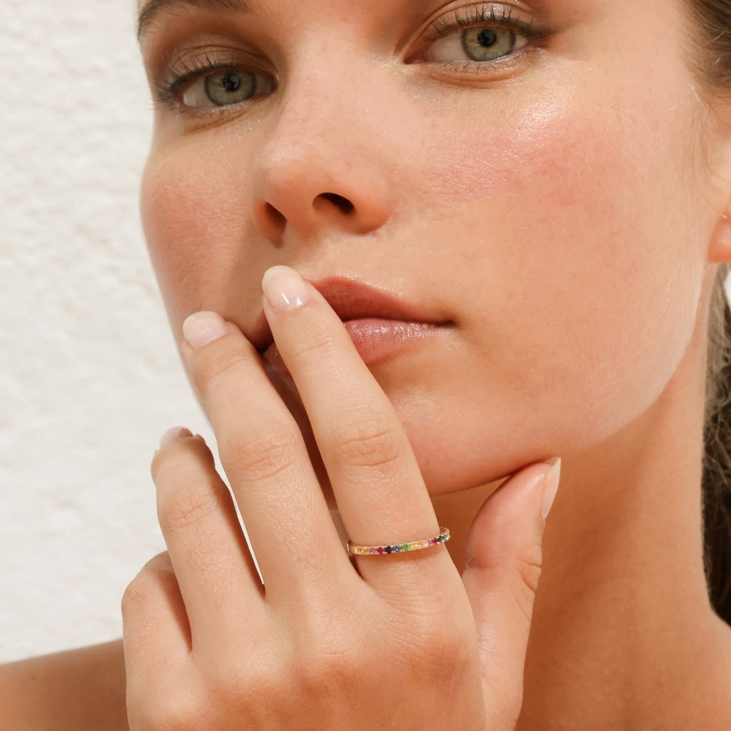 Bague "Colorful Love" E0,04/2 R0,08/3 S0,13/5 Os0,06/3 Ps0,08/3 Ys0,07/2