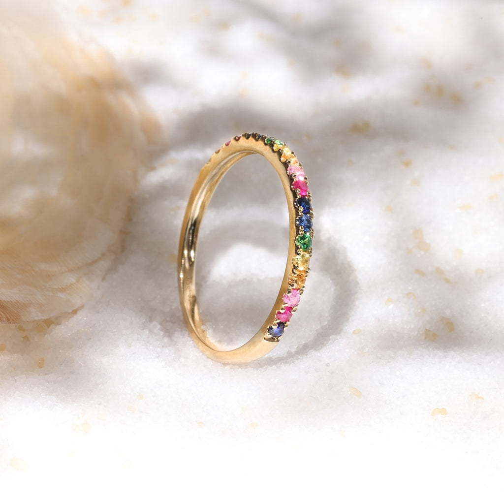 Bague "Colorful Love" E0,04/2 R0,08/3 S0,13/5 Os0,06/3 Ps0,08/3 Ys0,07/2