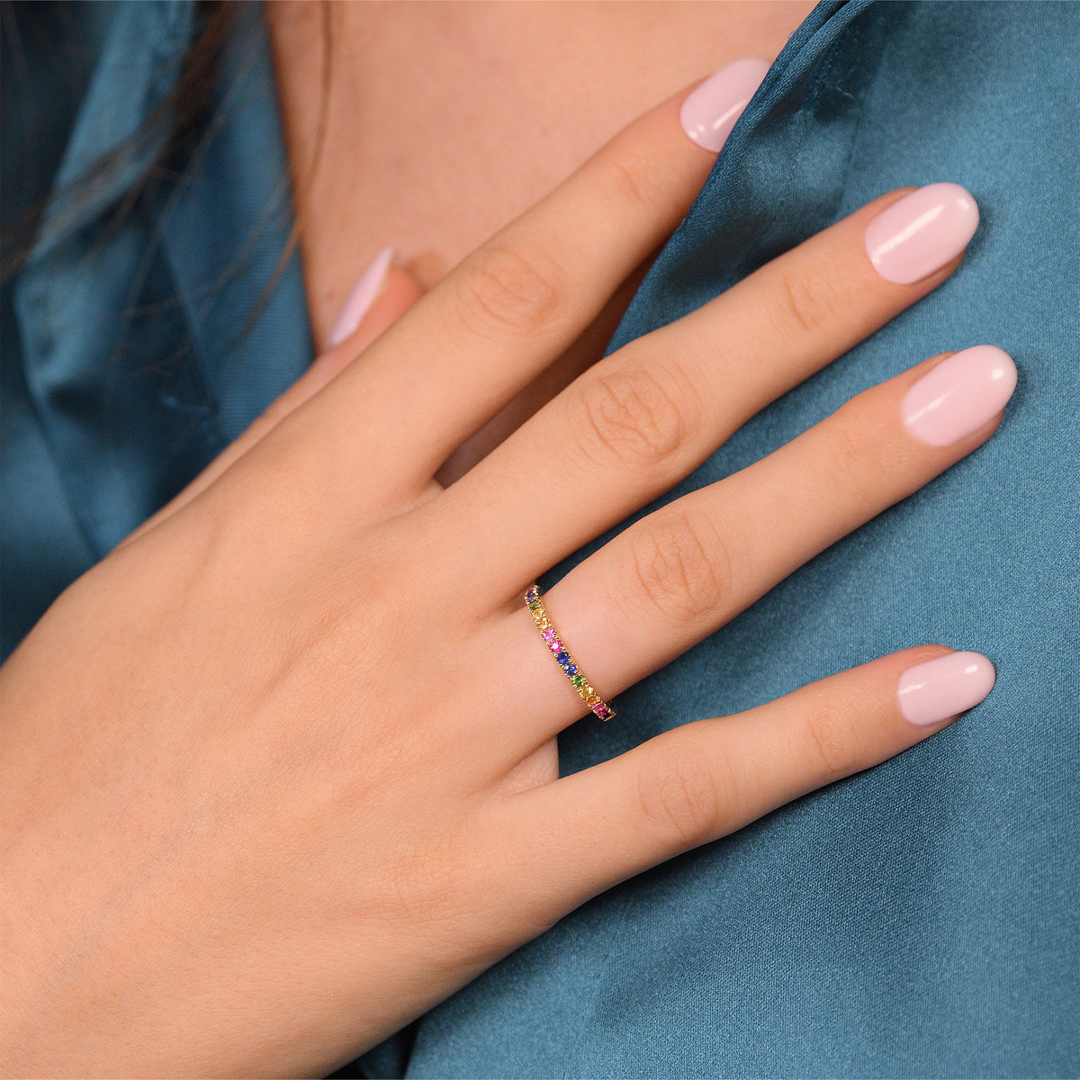 Bague "Colorful Love" E0,04/2 R0,08/3 S0,13/5 Os0,06/3 Ps0,08/3 Ys0,07/2
