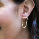 Boucles D'Oreilles Rivière Arceau - Doré