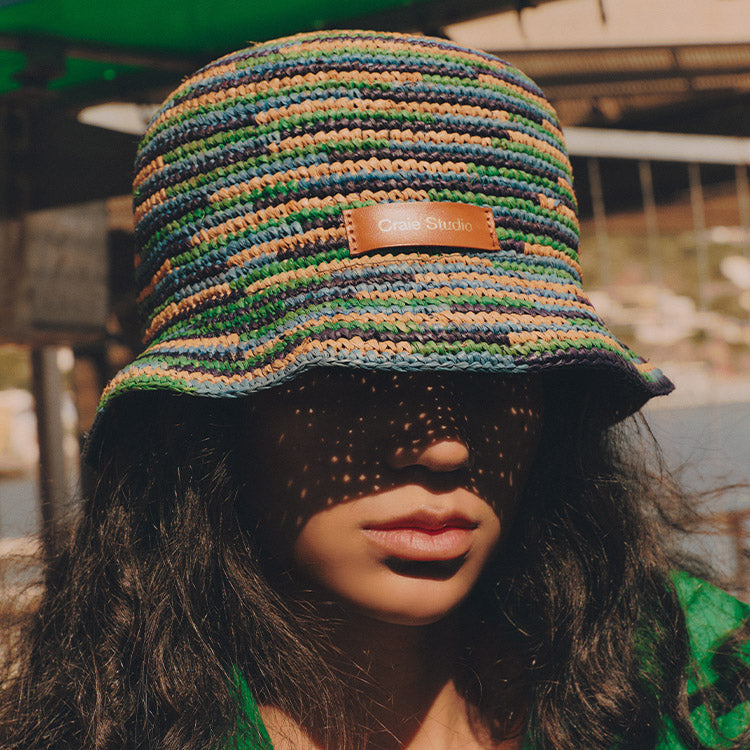 Chapeau Bob Raphia Pacifique